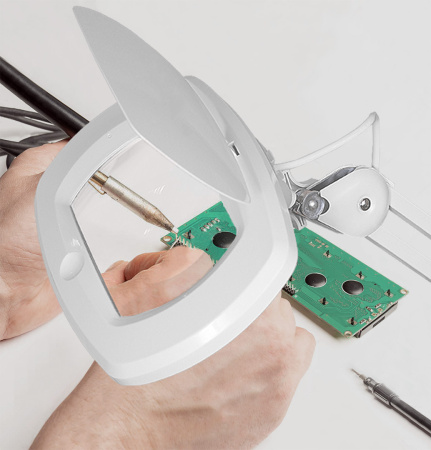 Бестеневая лампа-лупа МЕГЕОН 02804 купить по низкой цене | МАКСПРОФИТ