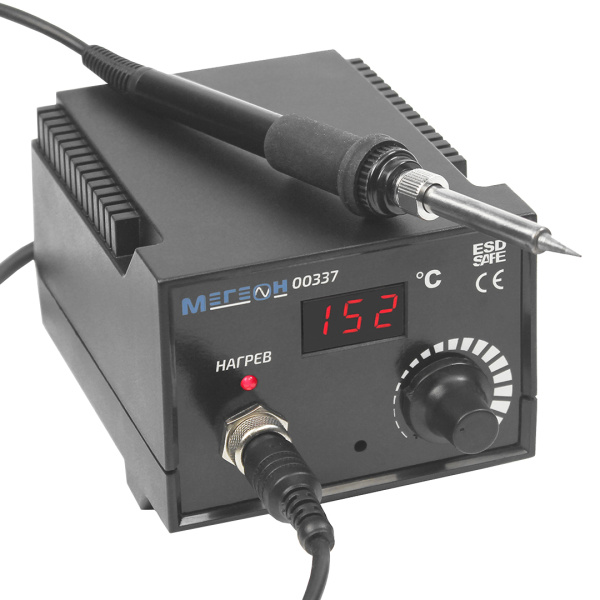 Паяльная станция МЕГЕОН 00337 купить по низкой цене | МАКСПРОФИТ